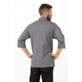 thumbnail image 7 of Chef Works Men's Morocco Chef Coat, Three-Quarter Sleeve Chef Jacket with Pockets, XXL, Gray, 7 of 7