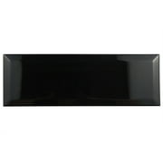 SomerTile Santorini Loft Nero 4 in. x 11-7/8 in. Ceramic Subway Wall Tile (12.17 sq. ft. / case)