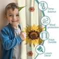 thumbnail image 3 of Blackout Kids Curtains,Yellow Small Flower Sunflower Pattern Childrens Insulated Curtains Set Of 2,Bedroom Essentials,Toddler Room Decor 52"x63", 3 of 5