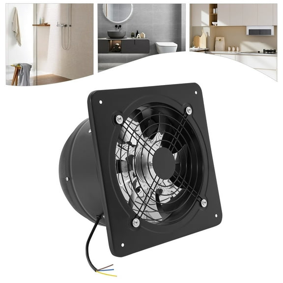 10 Inch Exhaust Fan, Portable Ventilation Fan, Wall Mounted Kitchen Exhaust Fan