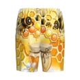 thumbnail image 2 of Lsque Honey Bee Mens Sleep Pajama Shorts,Short Pajama Pants, Cotton Ultra-Soft Knit-Large, 2 of 9