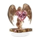 thumbnail image 3 of Estatua de Ángel de amor plana 2D, decoración del Día de San Valentín, regalo de cumpleaños, MESA CENTRO de MESA, adorno de escritorio acrílico para, 3 of 8