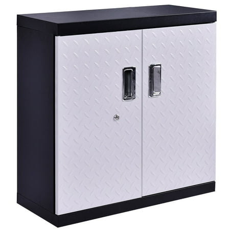 garage cabinet mount organizer shelves tool steel metal storage box