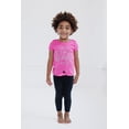 thumbnail image 2 of Conjunto de ropa de Barbie para niñas pequeñas, camiseta y leggings 5T, 2 of 7