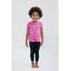 thumbnail image 2 of Conjunto de camiseta y leggings para niñas pequeñas de Barbie, color rosa y negro, 2 of 7