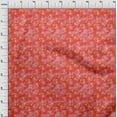 thumbnail image 3 of oneOone Cotton Silk Bright Red Fabric Batik Sewing Craft Projects Fabric Prints By Yard 42 Inch Wide, 3 of 4