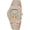 X Rose-Gold, variant on Men's/Womens Unisex Crystal Watch Full Bling Iced-Out Cuban Watch Oblong Silver/Gold Wristwatch Hip-Hop Stainless Steel Bracelet Watch