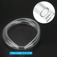 thumbnail image 2 of Uxcell Clear Vinyl Tubing, Flexible Plastic Pipe Tube Hose with 2 Clamps 1" ID x 1.18" OD x 6.5 Ft Length, 2 of 5