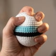 thumbnail image 4 of 1PC Upgraded Handmade Knitted Hacky Ball, Colorful Crochet Footbag Sacks, Juggling Kick Balls for Adults, Portable Handwoven Toss Hacky Balls, 4 of 6