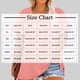 thumbnail image 4 of Tamaño Más Manga Corta Tops para la Impresión de Cuello en V de las Mujeres, Color Sólido Base de Verano Camiseta Casual, 4 of 4
