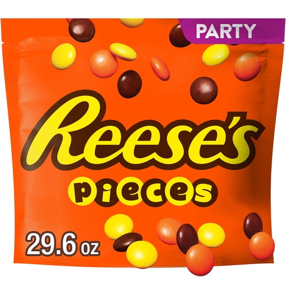 Reese's Pieces Peanut Butter in a Crunchy Shell, Candy Party Pack, 29.6 oz