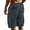 #91Gray, variant on Mens Corduroy Shorts Vintage Drawstring Waist Baggy Beach Shorts Lightweight Plus Size Bermuda Shorts with Pockets