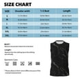 thumbnail image 6 of Easygdp Black Marble Texture Abstract Men's Breathable Tank Tops Sleeveless Sporty T Shirts for Basketball, Mountaineering, Bodybuilding -XX-Large, 6 of 8