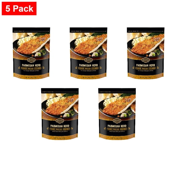 Private Selection Parmesan Herb Panko Bread Crumbs 8 oz - 5 Pack