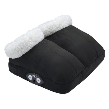 Body Innovations Soothing Foot Warmer and Massager, Black