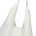 thumbnail image 3 of 5001 Bolso Hombro Cuero Suave Y Bolso Mano Doble Informal Gran Capacidad para Ir Al A La (blanco) Blanco, 3 of 8
