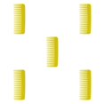thumbnail image 2 of ZheElen Large Wide Teeth Hairbrush Professional Salon Hair Comb Anti-Static Barber Yellow 5Set, 2 of 6