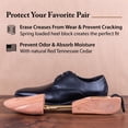 thumbnail image 4 of FootFitter Shoe Trees for Men, Best Adjustable Split Toe Aromatic Cedar Boot Tree, USA Grown Wood (One Pack, Medium 8.5-10), 4 of 4