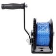 thumbnail image 3 of S-HOME 1200LBS Hand Winch, 19.6FT Steel Cable, 4:1 Gear Ratio, Two-Way Ratchet for Trailer, Boat, ATV Towing, 3 of 11