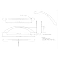 thumbnail image 2 of Jeffrey Alexander Satin Nickel Cabinet Hardware Handle/Pull 4655-SN, 2 of 3