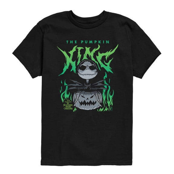 The Nightmare Before Christmas - Pumpkin King Metal - Youth Boys Short Sleeve Graphic T-Shirt