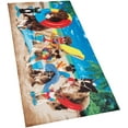 thumbnail image 2 of 30" X 60" Dogs At The Beach Velour Beach Towel, 2 of 2