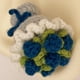 thumbnail image 2 of Mini Ramo de Flores de Ganchillo, Flores Tejidas A Mano, Hecho A Mano, Joyería, Colgante de Muñeca, Accesorios, 2 of 10