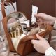 thumbnail image 3 of Travel Makeup Bag Organiser Fashion Multi -Layer Portable Travel Makeup Bag for Women, 3 of 5