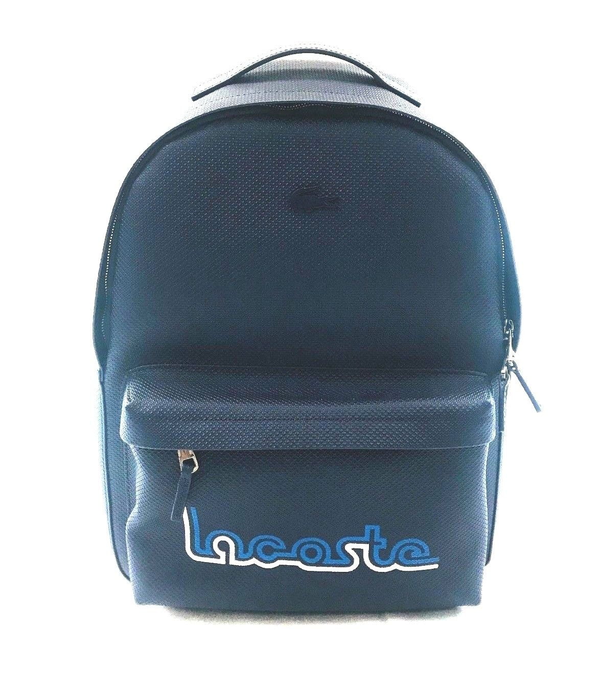 lacoste blue backpack