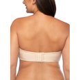 thumbnail image 3 of Sujetador Vanity Fair Beauty, alisador de espalda, sin tirantes, rosa y beige, 40C, 3 of 5