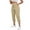Khaki, variant on Wensltd Women High Waisted Cargo Pants with Pockets Casual Trousers