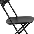 thumbnail image 5 of Flash Furniture 2 Pack HERCULES Series 650 lb. Capacity Black Plastic Fan Back Folding Chair, 5 of 14