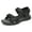 Black-a, variant on Men's Sporty Outdoor Sandal Open Toe Hiking Outdoor Shoe Non-slip Beach Athletic Sandal