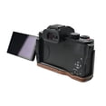 thumbnail image 3 of GadgetCom Camera Half Case Compatible with Panasonic Lumix G100K / G100D , Anti-Slip PU Leather Shell Protective Cover, 3 of 4