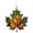 Green, variant on Acrylic Stained Glass Style Maple Leaf Window Hanging, Lightweight Stained Glass Suncatcher for Home Decor, Maple Leaf Wall Decoration, Ideal for Windows and Sunlit Spaces 8" x 6"