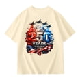 thumbnail image 4 of Byoo Oversized Tee Shirt for Toddler Girl America's 250th Anniversary Airplane Printed Tshirt Pullover Top, 4 of 4