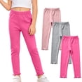 thumbnail image 2 of Girls' Cotton Stretch Leggings Comfortable Leggings For Girls Dance Pants Great Softness And Breathability Pants, 2 of 9