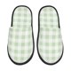 thumbnail image 1 of Fotbe Pistachio Green Checkboard Pantuflas Peludas para Mujer con Estampado, Zapatillas de Peluche, Zapatos de Invierno para Casa, Uso Interior y Exterior-Large, 1 of 8