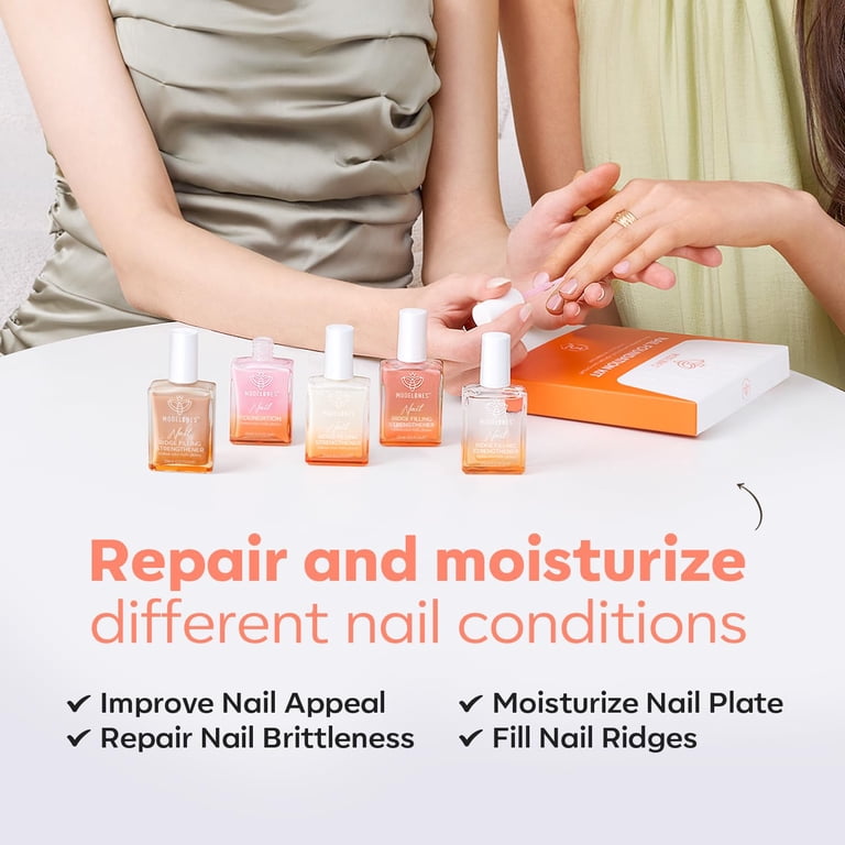 Modelones Nail Strengthener Ridge Filler, Nude Pink photo 4