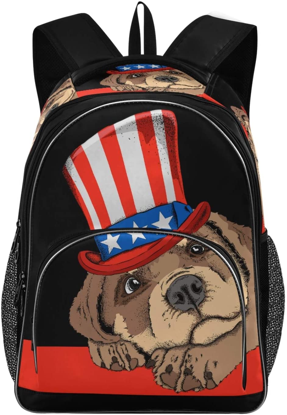Flag Backpack Daypack Laptop 