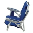 thumbnail image 3 of RIO Brands Kids 5 Position Portable Folding Backpack Beach Chair, Blue, 3 of 12