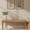 Fishbone Style - Natural Leg-47.24 inches x 14.2 inches x 19.7 inches, variant on Solid Wood Indoor Bench Plait Style - Grey Leg, 47.24 inches x 14.2 inches x 19.7 inches For Living Room Or Entryway