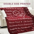 thumbnail image 3 of Gifts for Mom, Gifts for Mothers Day, Soft Flannel Throw Blankets Anniversary Birthday Gift for Mom from Daughter Son, I Love You Mom Blanket 65" x 50"-Red, 3 of 6