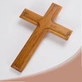 thumbnail image 3 of Cruz de madera maciza para colgar en la pared, tamaño 18*3*26CM, pedido mínimo de 3 piezas, 3 of 8