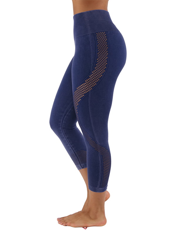 JESPER Women High Waist Tummy Compression Leggings Drawstring Gym Active Bandage Pants