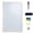 Whitewash, variant on Real Wooden Framed Magnetic Dry Erase Whiteboard, 24" X 36", Vertical/Horizontal Wall Mount, Includes Black Marker, Eraser and 4 Magnets, by (Solid Black)