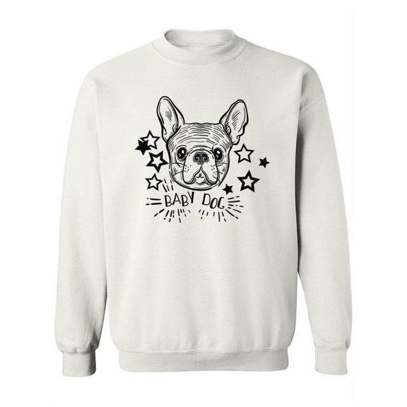 French Bulldog, Baby Dog Sweatshirt Women -Image by Shutterstock, Female Medium