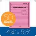 thumbnail image 4 of Adams While You Were Out Pads, 4.25 x 5.25 Inches, Assorted Neon Colors, 50 Sheets/Pad (6-Pack) (9711NEON), 4 of 5