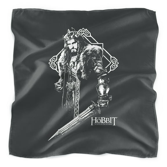 The Hobbit King Thorin Bandana (21 in x 21 in)