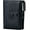 Black, variant on Small Soft Leather Wallet for Women RFID Blocking Ladies Card Holder with Double Zipper Pocket
